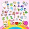600Pcs Stickers for Kids, Water Bottle Vinyl Waterproof Scrapbook Cute Bulk Pack